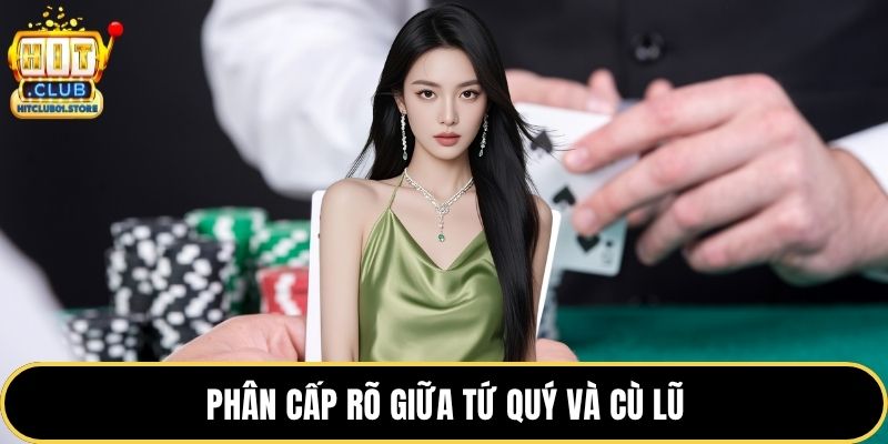 Phân cấp rõ giữa tứ quý và cù lũ